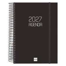 AGENDA 2027 BASIC OPAQUE E10 155X212MM DIA PAGINA NEGRO FINOCAM 742916027 (Espera 4 dias)-SX6 AGENDA 2027 BASIC OPAQUE E10 155X212MM DIA PAGINA NEGRO FINOCAM 742916027 (Espera 4 dias)