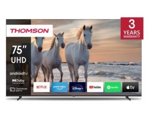 TELEVISOR 75" THOMSON 75UA5S13 UHD 4K 3840X2160