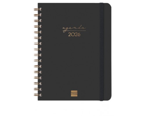 AGENDA 2026 TRENDY ALMA E10 155X212MM SEMANA VISTA HORIZONTAL NEGRO FINOCAM 762020126 (Espera 4 dias)