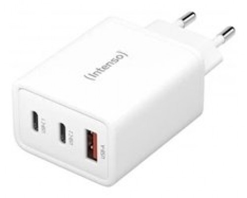 Intenso | Cargador pared GaN 1xUSB-A2xUSB-C 65 w