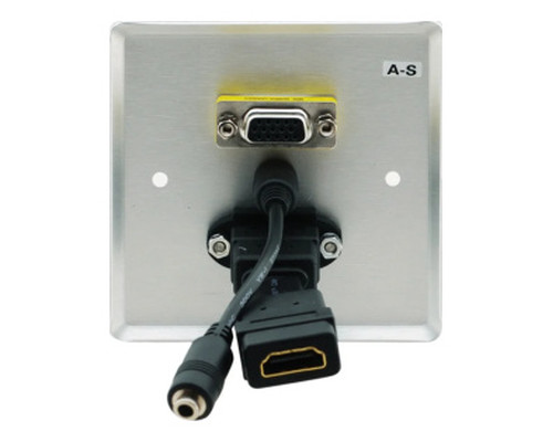 (CONSULTAR STOCK) KRAMER ROOM CONNECTIVITY CONNECT - ROOM CONNECTIVITY PASSIVE WALL PLATE 15−PIN HD, 3.5MM AUDIO, USB & HDMI-MODEL (WXA-HU/US(W)) (80-000231) (Espera 4 dias)-SX14 (CONSULTAR STOCK) KRAMER ROOM CONNECTIVITY CONNECT - ROOM CONNECTIVITY PASSIVE WALL PLATE 15−PIN HD, 3.5MM AUDIO, USB & HDMI-MODEL (WXA-HU/US(W)) (80-000231) (Espera 4 dias)