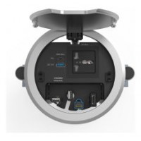 Kramer Electronics RTBUS-28XL Universal Negro, Plata Corriente alterna Carga rápida Interior (Espera 4 dias)