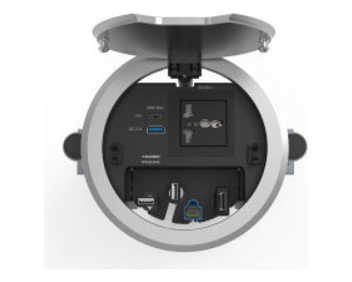 Kramer Electronics RTBUS-28XL Universal Negro, Plata Corriente alterna Carga rápida Interior (Espera 4 dias)