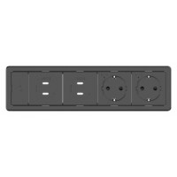 KRAMER CONNECT - ROOM CONNECTIVITY BASELINE, BLACK IN-TABLE (Espera 4 dias)