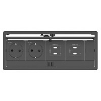 Kramer Electronics T-IN4-REC2(B) Negro (Espera 4 dias)