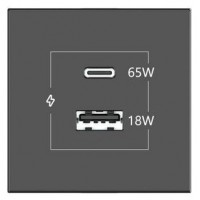 KRAMER CONNECT - ROOM CONNECTIVITY WHITE USBC 65W PORT AND U (Espera 4 dias)