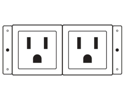 Kramer Electronics TS-2US toma de corriente (Espera 4 dias)