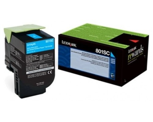 LEXMARK toner CX210/410/510 cyan Retornable (2k)