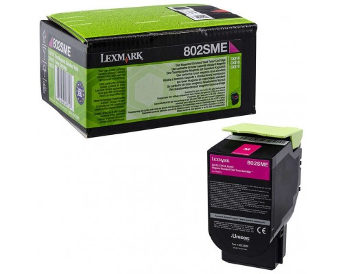 Lexmark 802SME Cartucho Corporativo magenta rendimiento estandar (2.000 pag.)