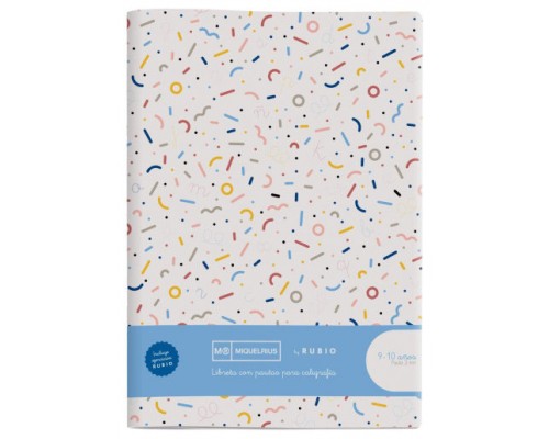 CUADERNO GRAPADO A4 50HOJAS PAUTA 3MM MR CON EJERCICIOS RUBIO MIQUELRIUS 8145. (Espera 4 dias)