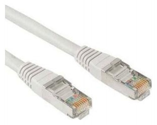 CABLE RED LATIGUILLO CAT.5E UTP AWG24, 0.5 M Gris