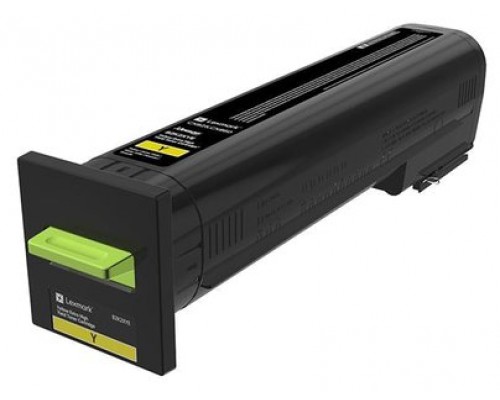 Lexmark CX825, CX860 Cartucho amarillo rendimiento extra alto Corporativo (22 000 paginas)