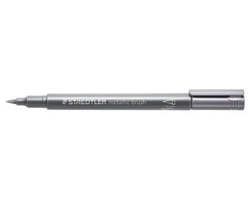 Staedtler 8321 marcador 1 pieza(s) Punta de pincel Plata (MIN10) (Espera 4 dias)