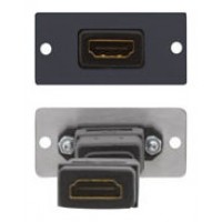 Kramer Electronics W-H(W-HDMI)(B) placa de pared y cubierta de interruptor Negro (Espera 4 dias)