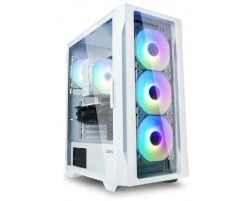 CAJA ZALMAN I3 NEO TG ATX 4XVENT 120MM 2XUSB 3.0 BLANCO S/N FUENTE