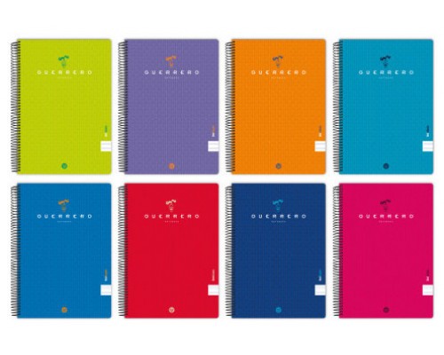 CUADERNO TAPA BLANDA UNICLASIC FOLIO 80 HOJAS 90GR. 4X4 COLORES SURTIDOS GUERRERO 88440199 (MIN10) (Espera 4 dias)