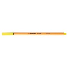 ROTULADOR PUNTA FINA POINT 88 0.4MM AMARILLO LIMON STABILO 88/24 (MIN10) (Espera 4 dias)