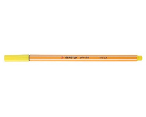 ROTULADOR PUNTA FINA POINT 88 0.4MM AMARILLO LIMON STABILO 88/24 (MIN10) (Espera 4 dias)