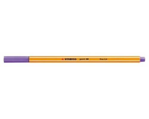 ROTULADOR PUNTA FINA POINT 88 0.4MM VIOLETA STABILO 88/55 (MIN10) (Espera 4 dias)