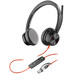 HP Poly Auriculares est&eacute;reo Poly Blackwire 8225 USB-C + Adaptador USB-C/A (Espera 4 dias)