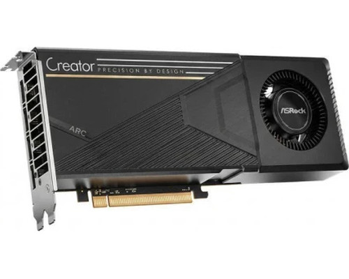 VGA ASROCK PRO B60 CREATOR 24GB,INTEL,PRO B60,24GB,GDDR6,192BIT,4DP,LED,1 VENTILADOR (B60 CT 24G) (Espera 4 dias)