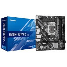 Placa base 1700 microATX ASRock H610M-HDV/M.2 R2.0