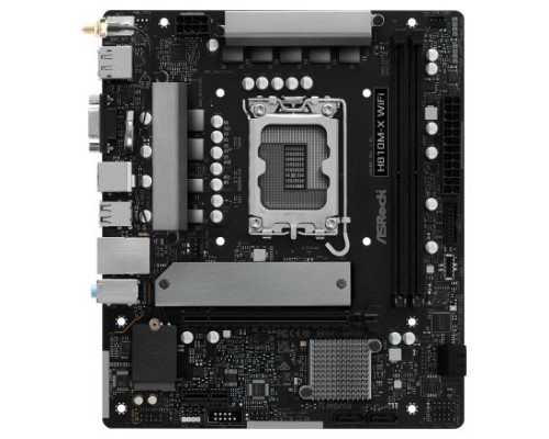 PLACA ASROCK H810M-X WIFI,INTEL,1851,H810,2DDR5,128GB,VGA+HDMI+DP,4SATA6+1M.2,2.5GBLAN+WIFI+BT5.0,5USB3.2,MATX (Espera 4 dias)