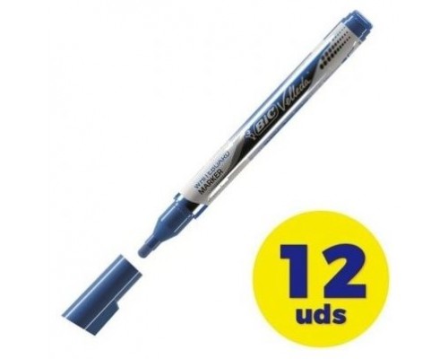 MARCADOR PARA PIZARRA BLANCA TINTA LIQUIDA TRAZO 2MM. AZUL VELLEDA 902087 (MIN12) (Espera 4 dias)