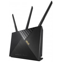 ASUS 4G-AX56 router inalámbrico Gigabit Ethernet Doble banda (2,4 GHz / 5 GHz) 3G Negro (Espera 4 dias)