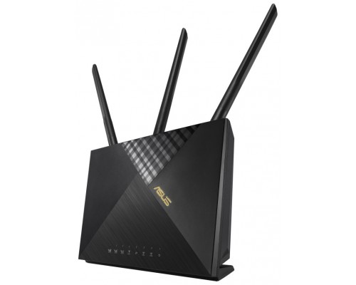 ASUS 4G-AX56 router inalámbrico Gigabit Ethernet Doble banda (2,4 GHz / 5 GHz) 3G Negro (Espera 4 dias)