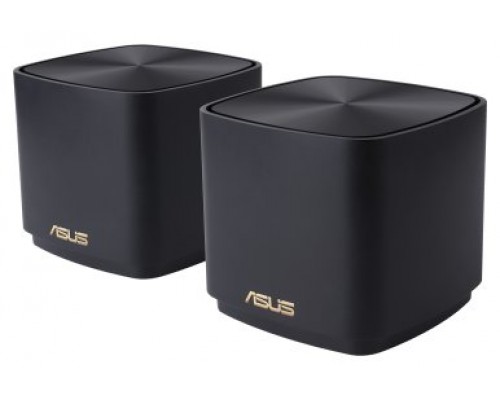 ASUS ZenWiFi XD4 Plus (B-2-PK) Doble banda (2,4 GHz / 5 GHz) Wi-Fi 6 (802.11ax) Negro Interno (Espera 4 dias)