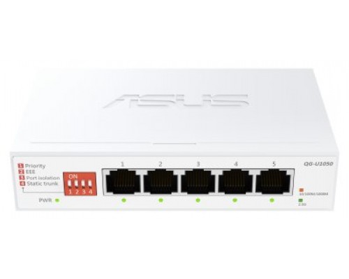 ASUS QG-U1050 No administrado 2.5G Ethernet (100/1000/2500) Blanco (Espera 4 dias)