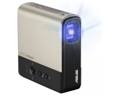 ASUS ZenBeam E2 videoproyector Proyector de alcance estándar 300 lúmenes ANSI DLP WVGA (854x480) Negro, Oro (Espera 4 dias)