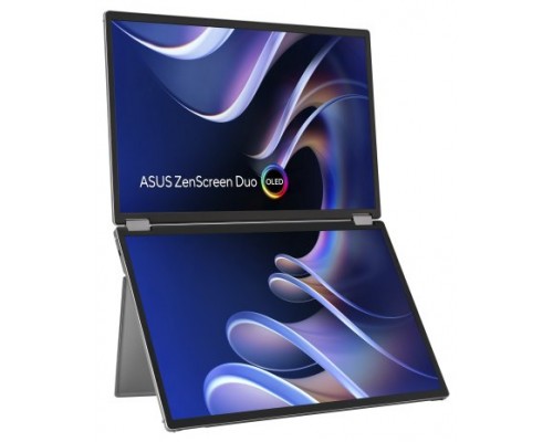 ASUS ZenScreen Duo OLED MQ149CD pantalla para PC 35,6 cm (14") 1920 x 1200 Pixeles WUXGA Plata (Espera 4 dias)-SX43 ASUS ZenScreen Duo OLED MQ149CD pantalla para PC 35,6 cm (14") 1920 x 1200 Pixeles WUXGA Plata (Espera 4 dias)