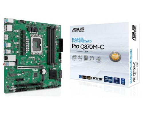 ASUS PRO Q870M-C-CSM LGA 1851 (Socket V1) micro ATX (Espera 4 dias)
