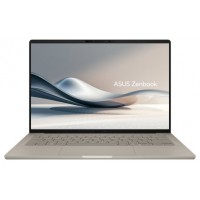 ASUS Zenbook A14 OLED UX3407QA-QD283W Copilot+ PC - Ordenador Portátil 14" WUXGA (Qualcomm Snapdragon X (X1-26-100), 32GB RAM, 1TB SSD, Adreno GPU, Windows 11 Home) Beige Zabriskie - Teclado QWERTY español (Espera 4 dias)