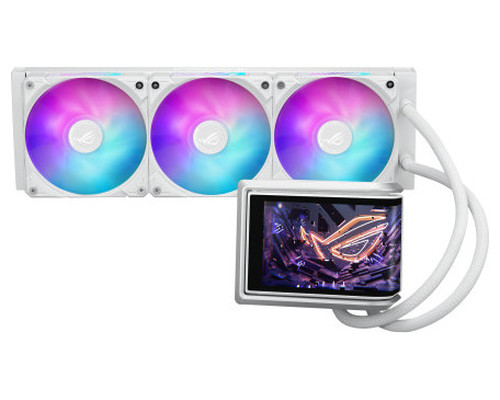 SISTEMA DE REFRIGERACION LIQUIDA ASUS PARA CPU ROG RYUO IV 360 ARGB WHITE EDITION,PANTALLA AMOLED (Espera 4 dias)