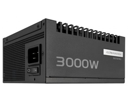 ASUS Pro WS 3000W Platinum unidad de fuente de alimentación 20+4 pin ATX ATX Negro (Espera 4 dias)