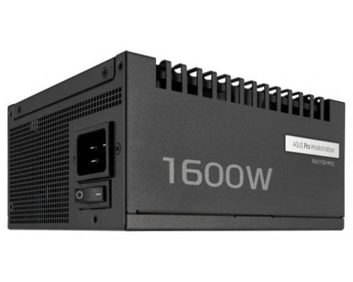 ASUS Pro WS 1600W Platinum unidad de fuente de alimentación 20+4 pin ATX ATX Negro (Espera 4 dias)