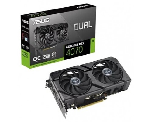 ASUS Dual -RTX4070-O12G-EVO NVIDIA GeForce RTX 4070 12 GB GDDR6X (Espera 4 dias)