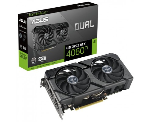 ASUS Dual -RTX4060TI-8G-EVO NVIDIA GeForce RTX 4060 Ti 8 GB GDDR6 (Espera 4 dias)