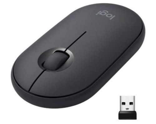 LOGITECH RATON PEBBLE M350 OPTICO WIRELESS INALAMBRICO 1000DPI GRAFITO-DESCATALOGADO