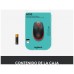 Logitech - Raton optico M190 - Inalambrico - Rojo