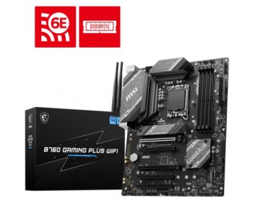 MSI B760 GAMING PLUS WIFI Intel B760 LGA 1700 ATX (Espera 4 dias)