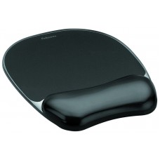 ALFOMBRILLA CON REPOSAMUÑECAS RATON GEL NEGRO FELLOWES 9112101 (Espera 4 dias)