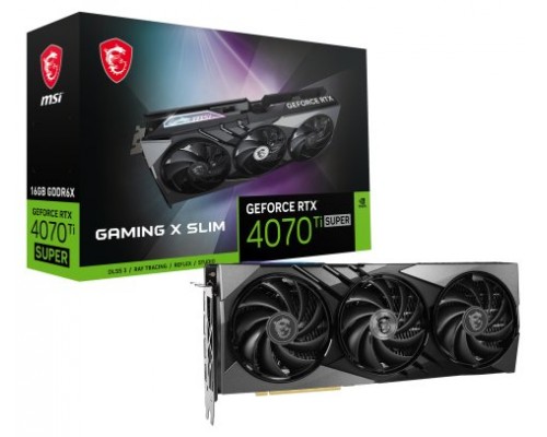 TARJETA GRAFICA MSI RTX 4070TI SUPER 16GB GAMING X SLI 3X