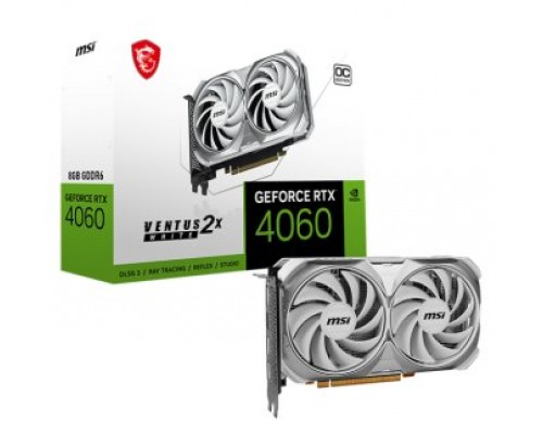 MSI VGA NVIDIA RTX 4060 VENTUS 2X WHITE 8G OC