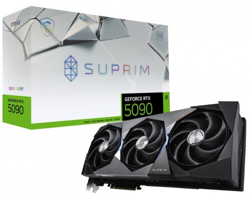 MSI SUPRIM GEFORCE RTX 5090 32G SOC tarjeta gráfica NVIDIA 32 GB GDDR7 (Espera 4 dias)