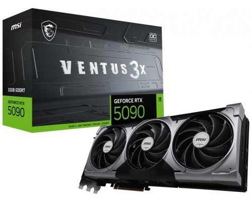 MSI VENTUS GEFORCE RTX 5090 32G 3X OC tarjeta gráfica NVIDIA 32 GB GDDR7 (Espera 4 dias)
