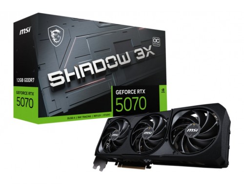 TARJETA GRAFICA MSI GEFORCE RTX 5070 12G SHADOW 3X OC